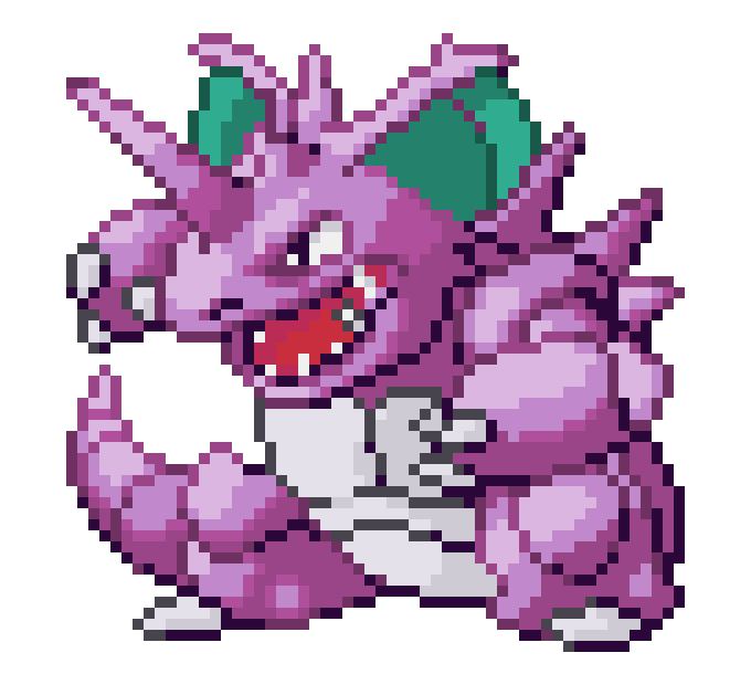Nidoking Pokemon PNG Isolated Picture