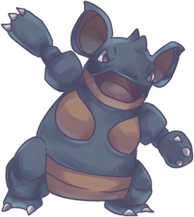 Nidoqueen Pokemon PNG Isolated Clipart
