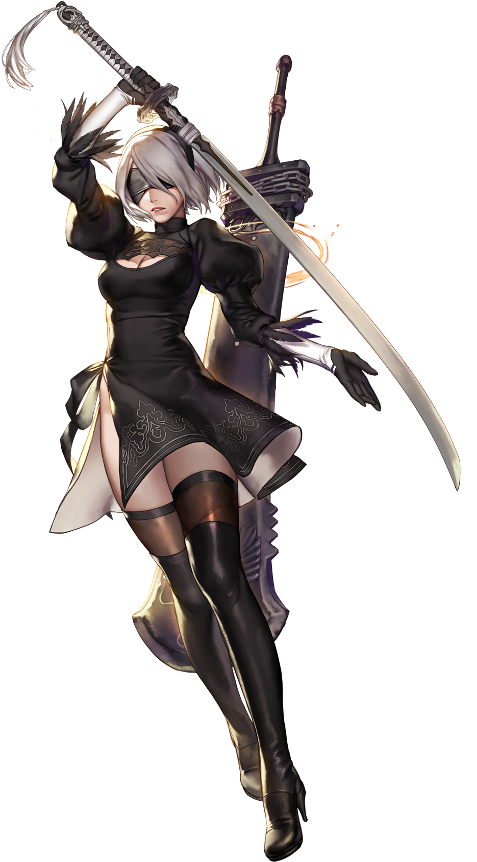 Nier Automata PNG Isolated Picture