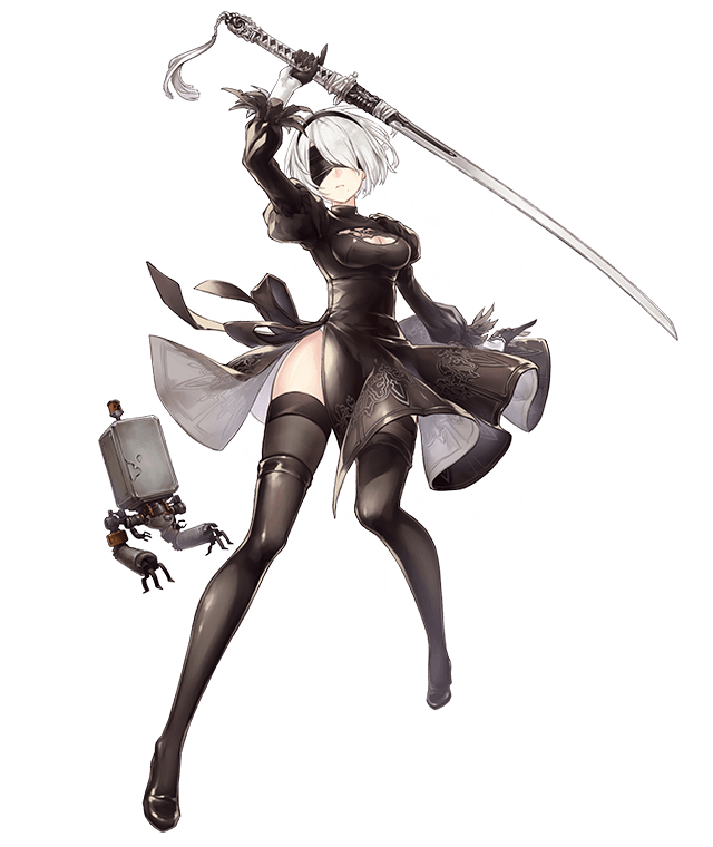 Nier Automata PNG Isolated Transparent Image