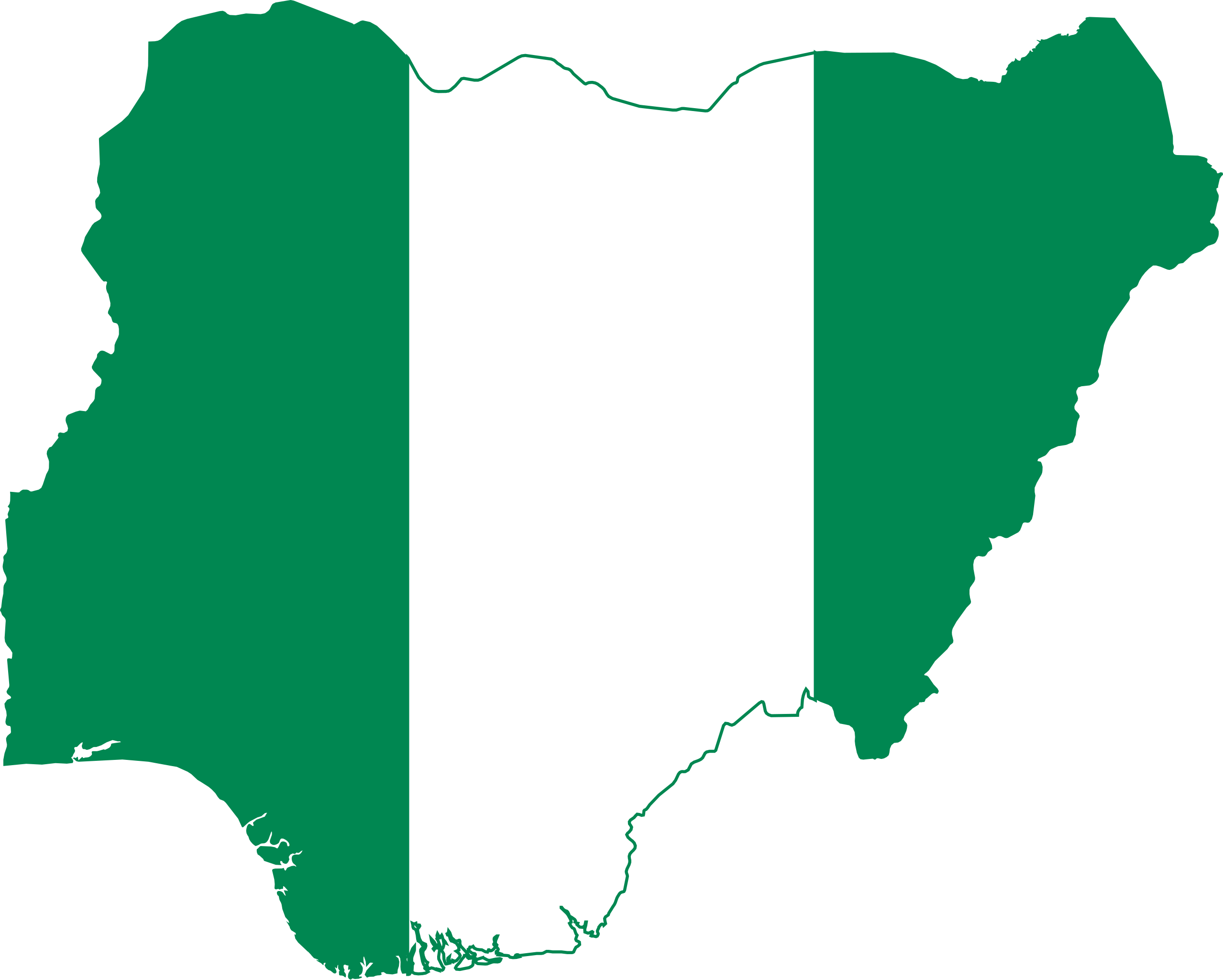 Nigeria Flag PNG Image
