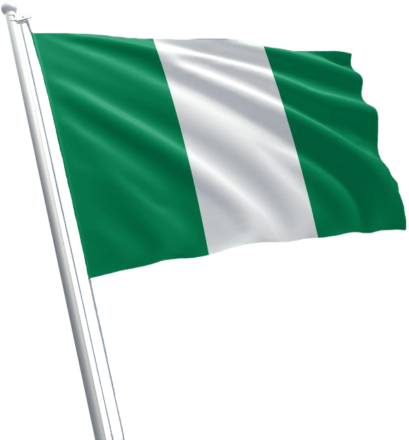 Nigeria Flag PNG Isolated Image