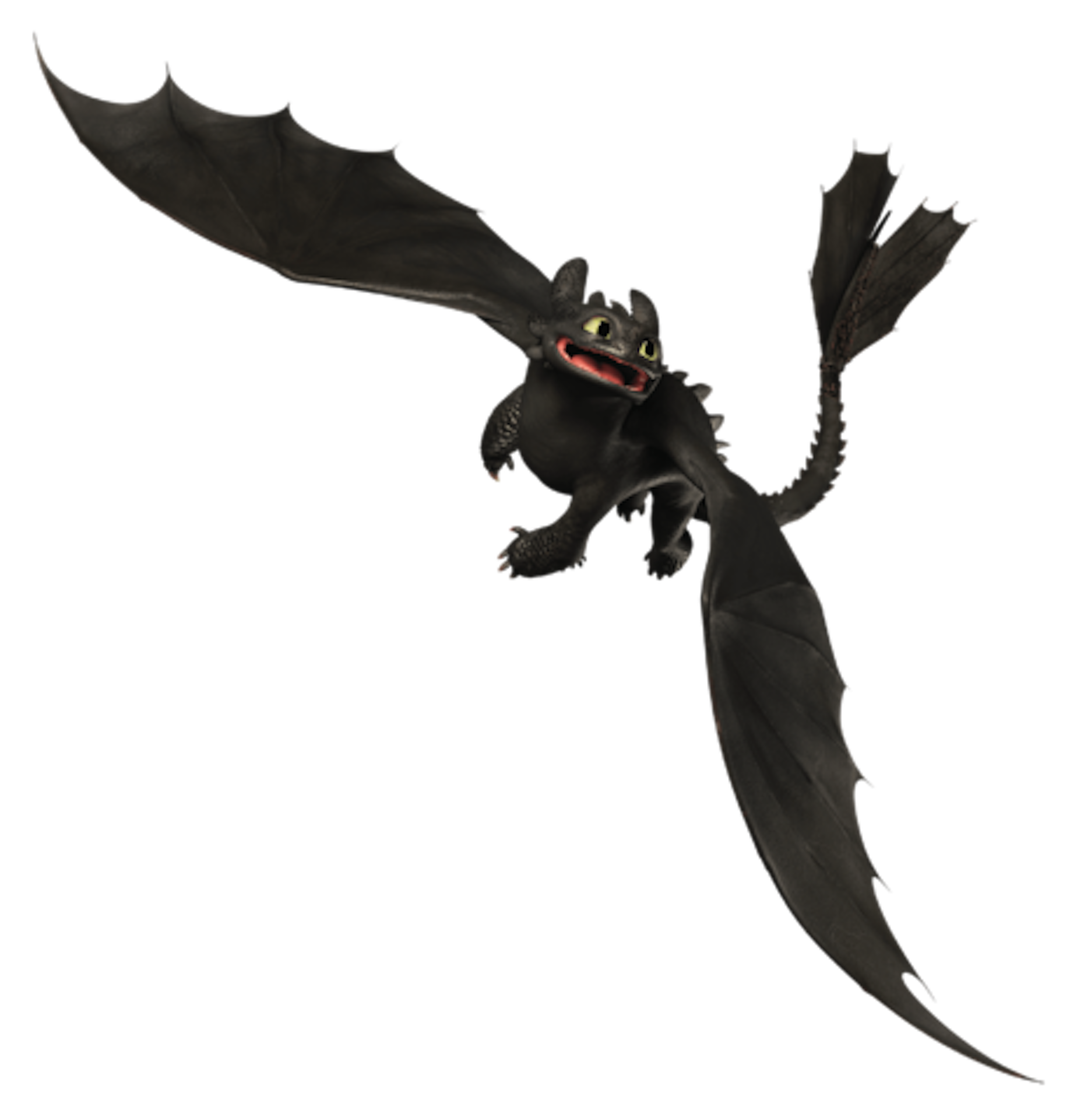 Night Fury PNG Isolated Transparent Picture