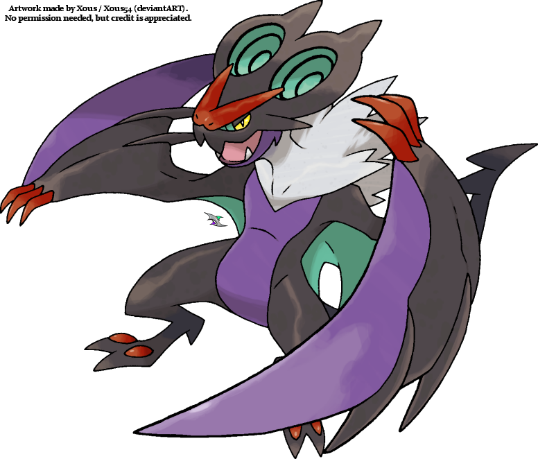 Noivern Pokemon PNG Isolated Clipart