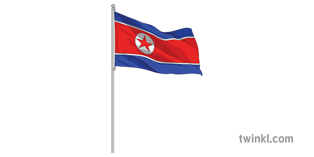 North Korea Flag PNG HD Isolated