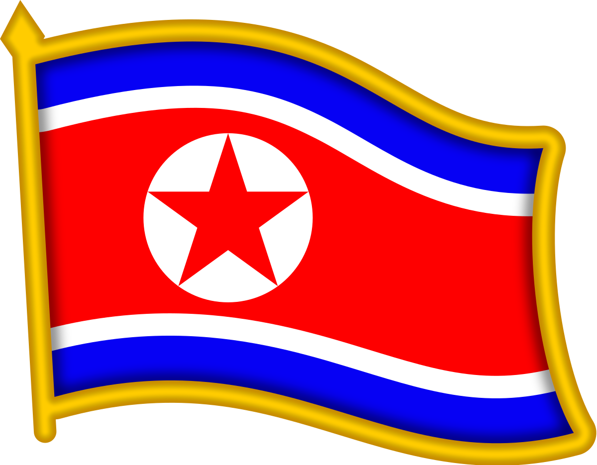 North Korea Flag PNG HD