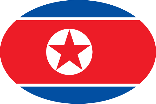 North Korea Flag PNG Isolated Photo