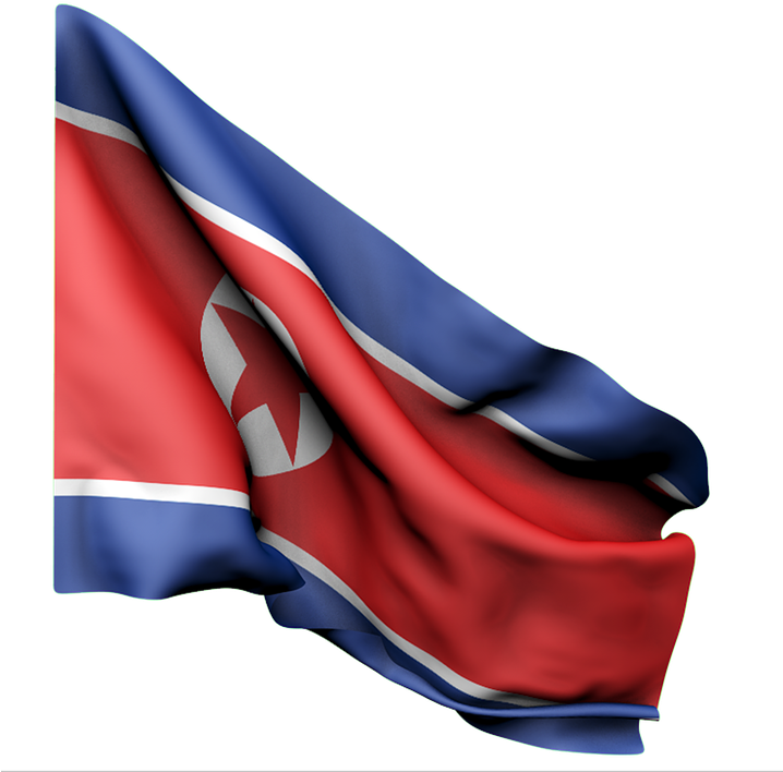 North Korea Flag PNG Transparent