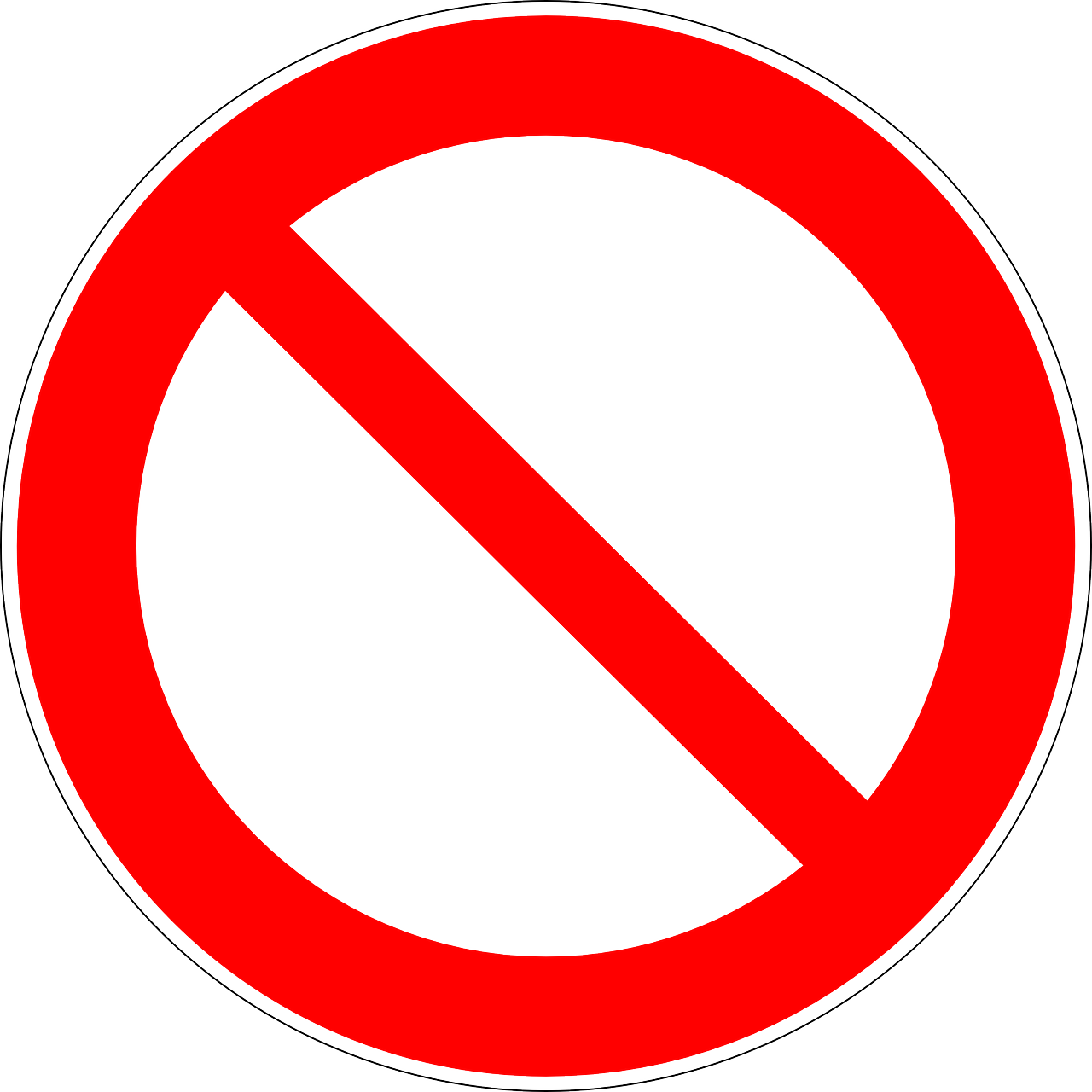 Not Allowed PNG Picture