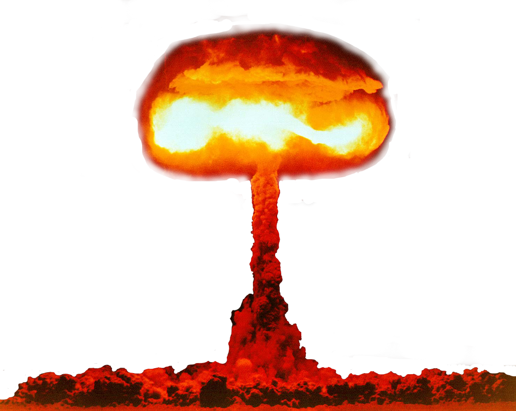 Nuclear Bomb PNG Isolated Transparent Picture