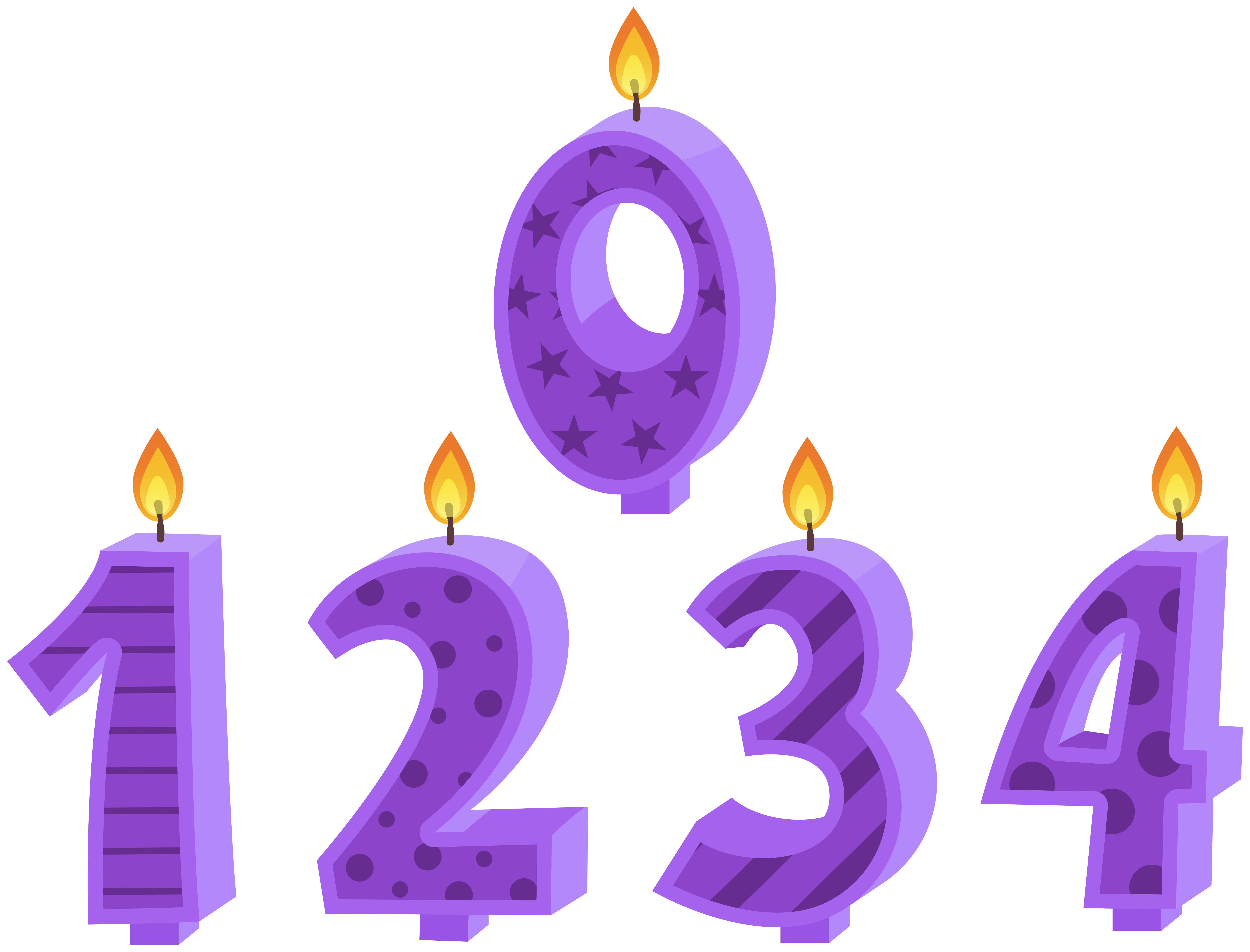 Number Candle Download PNG Image