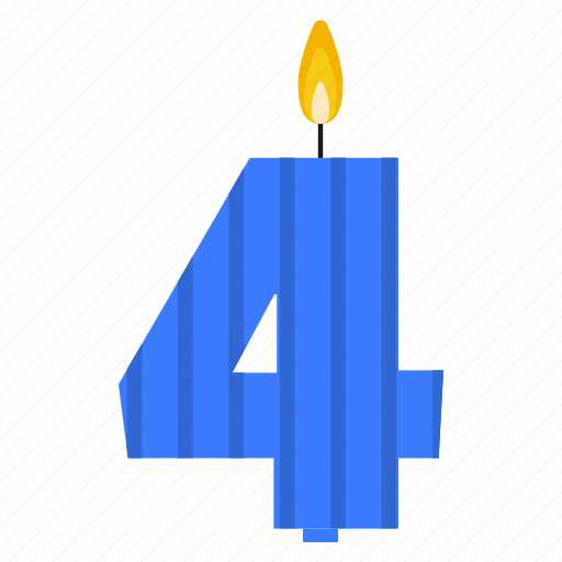 Number Candle PNG Clipart
