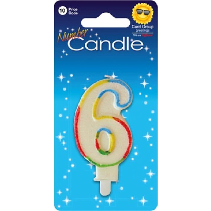 Number Candle PNG Isolated Image