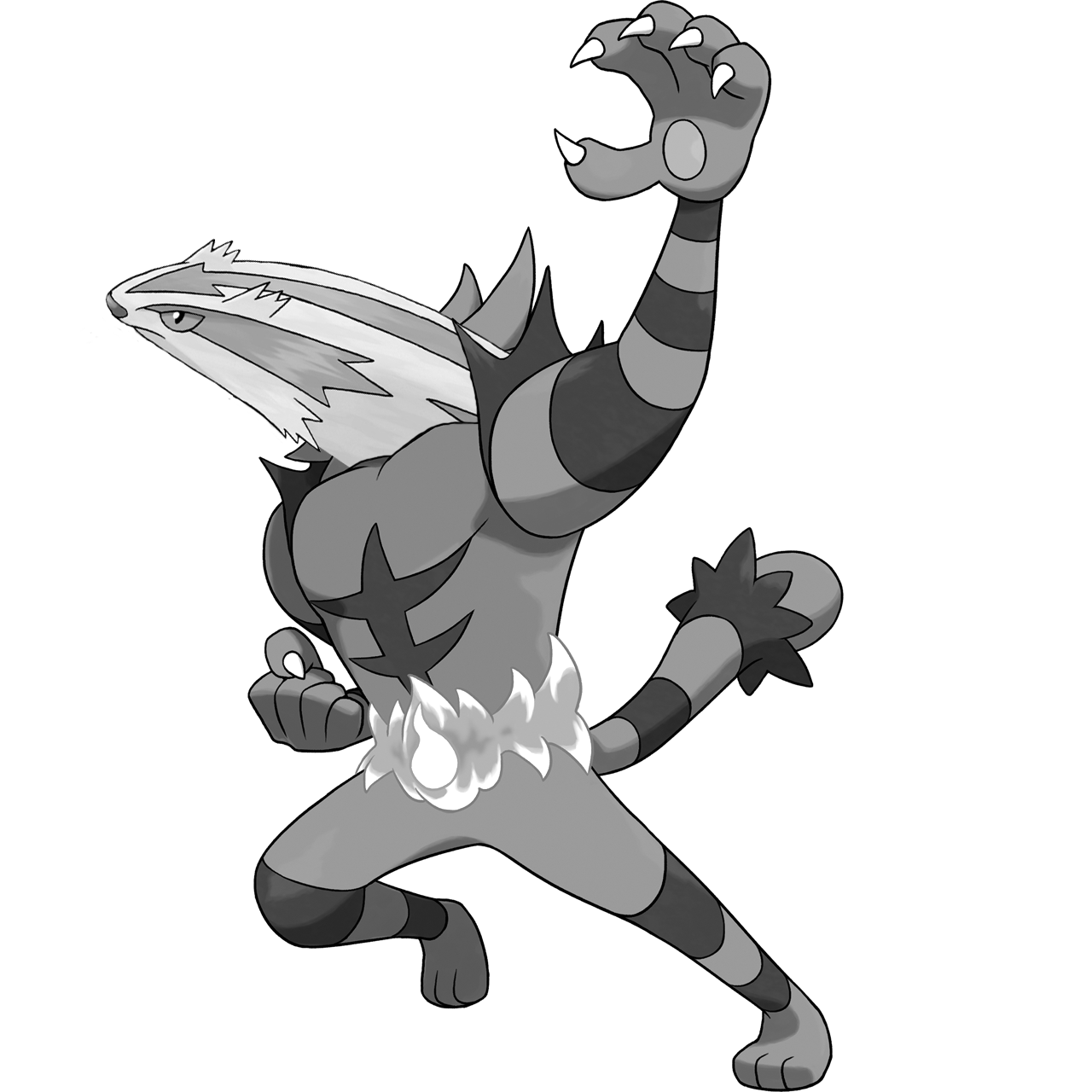 Obstagoon Pokemon PNG Isolated File