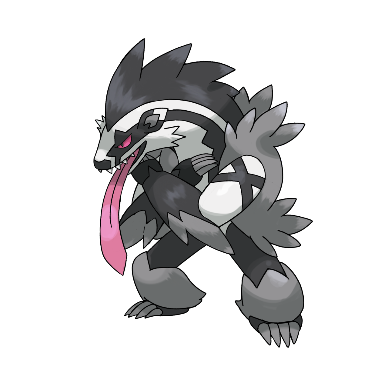 Obstagoon Pokemon PNG Isolated Pic
