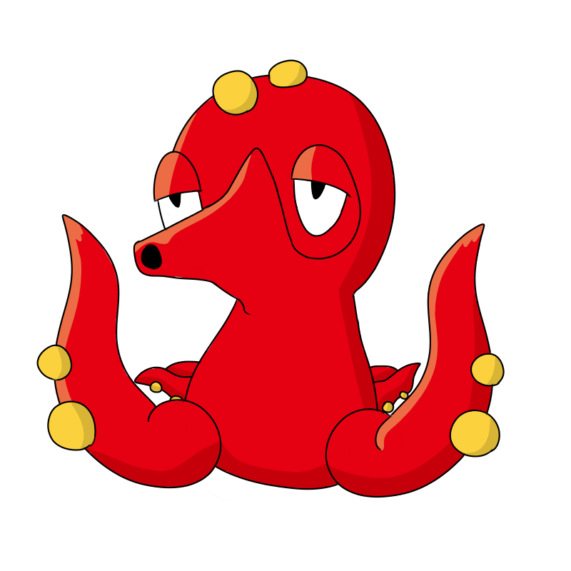 Octillery Pokemon PNG HD Isolated