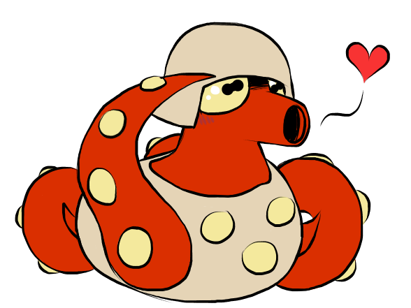 Octillery Pokemon PNG Isolated Photo