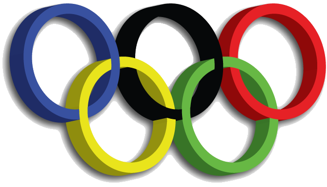Olympic Flag PNG Isolated Pic