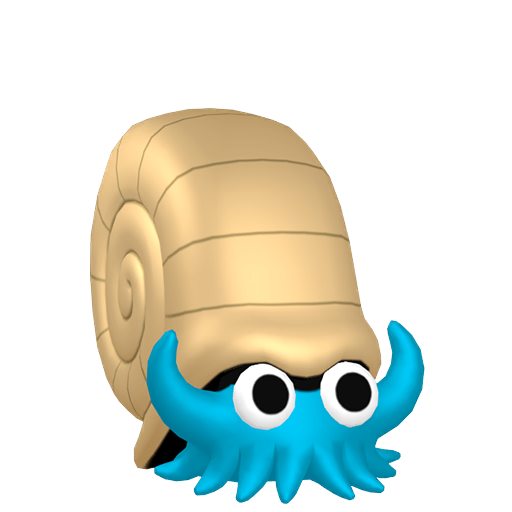 Omanyte Pokemon PNG Clipart