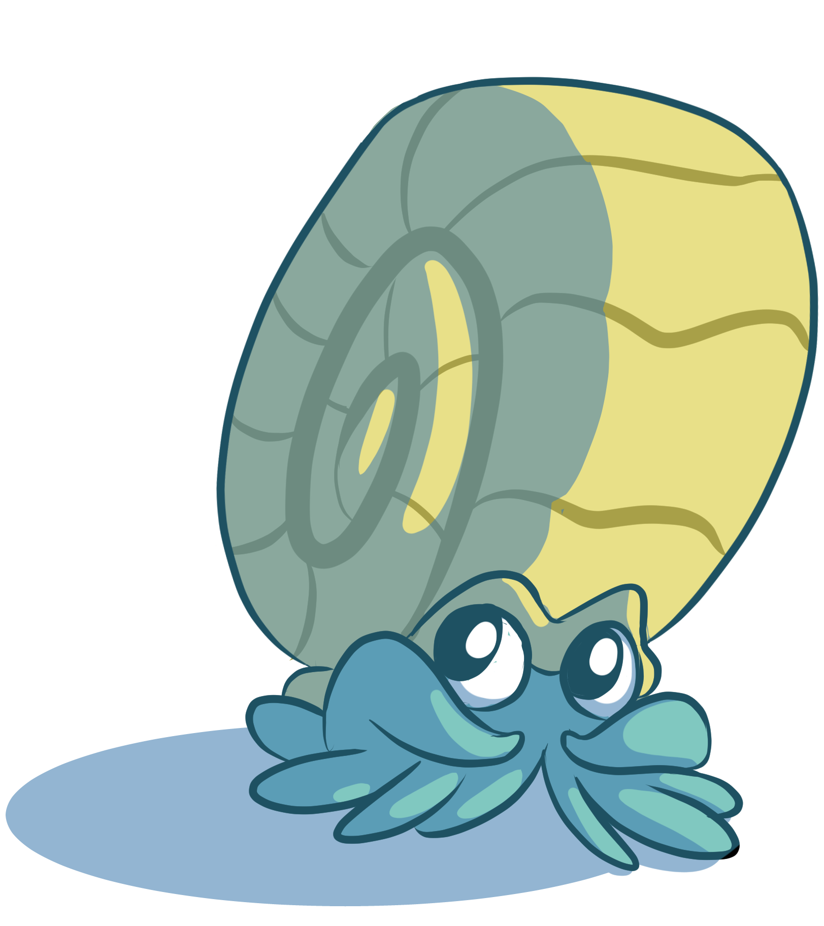 Omanyte Pokemon PNG Isolated File