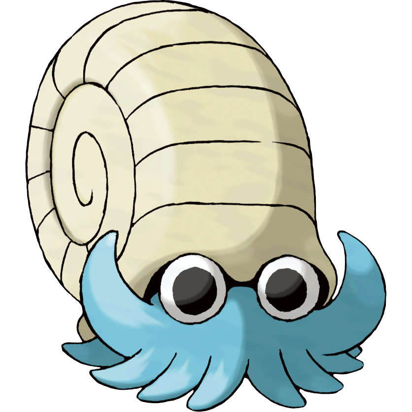 Omanyte Pokemon PNG Isolated Pic