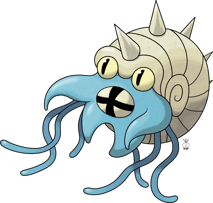 Omastar Pokemon PNG Picture