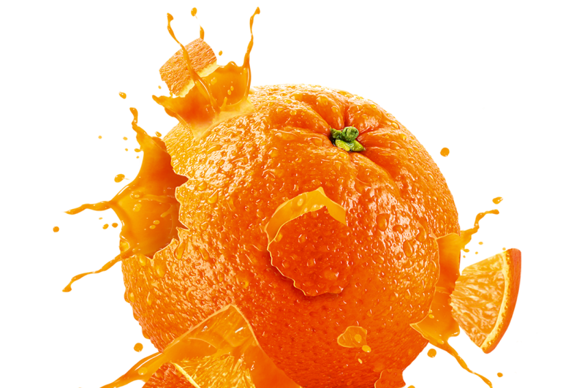 Orange juice PNG File