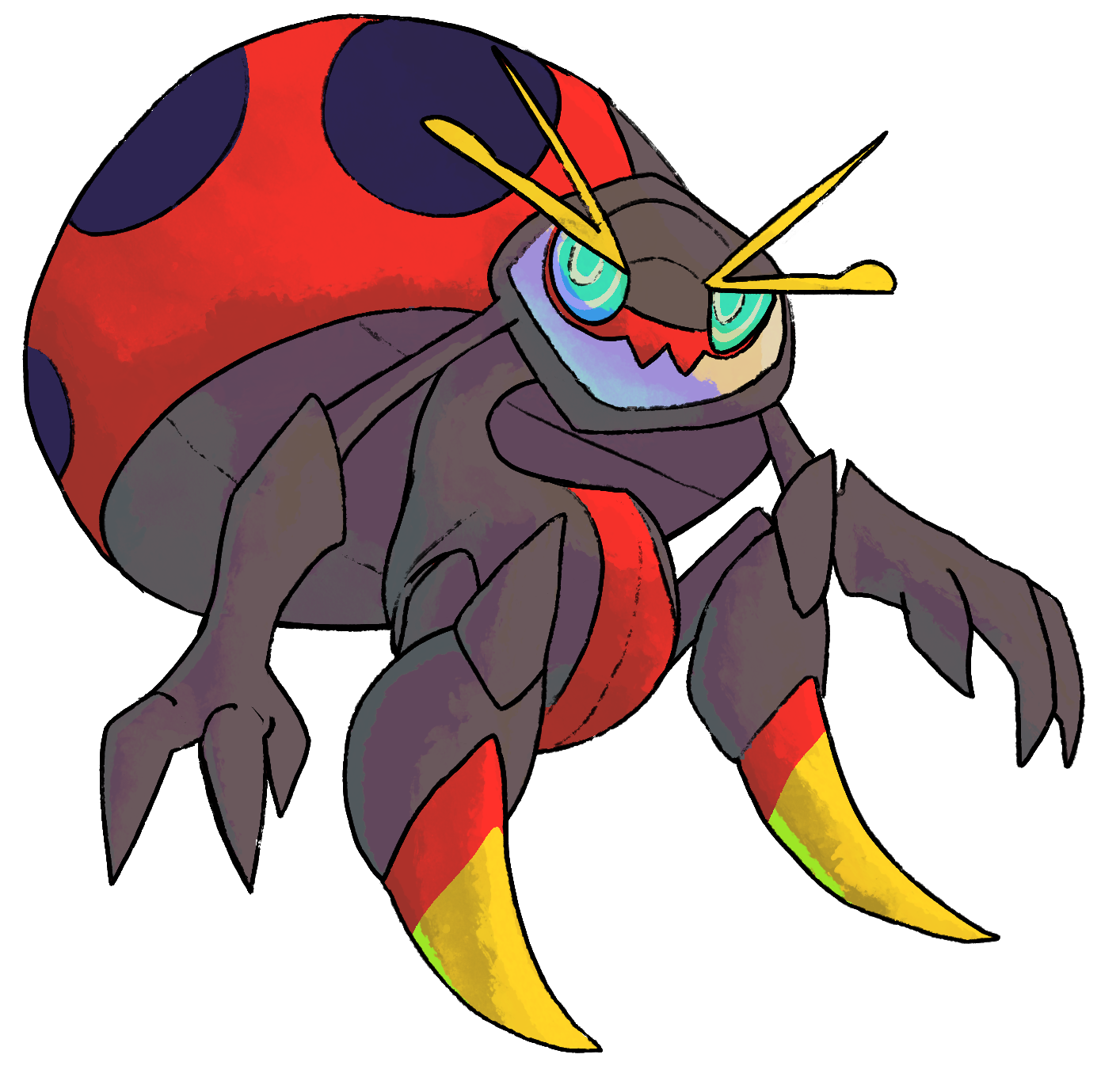 Orbeetle Pokemon PNG Clipart