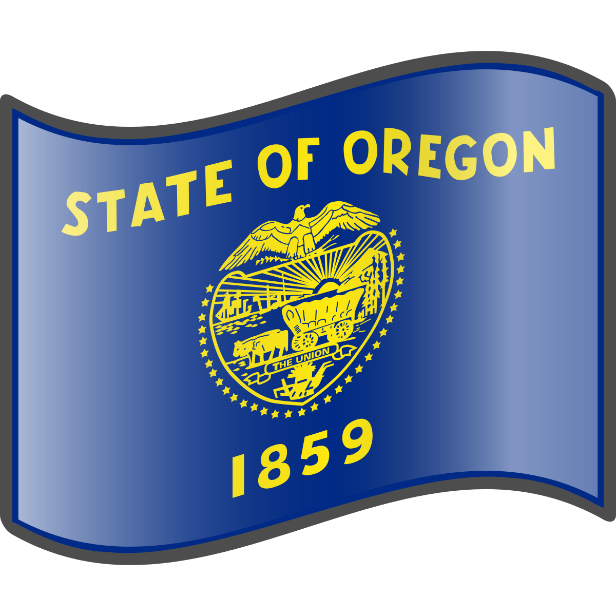 Oregon Flag PNG Image