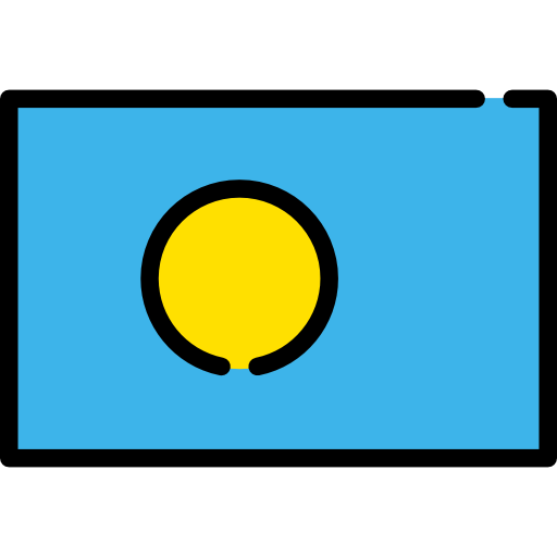 Palau Flag PNG Isolated HD