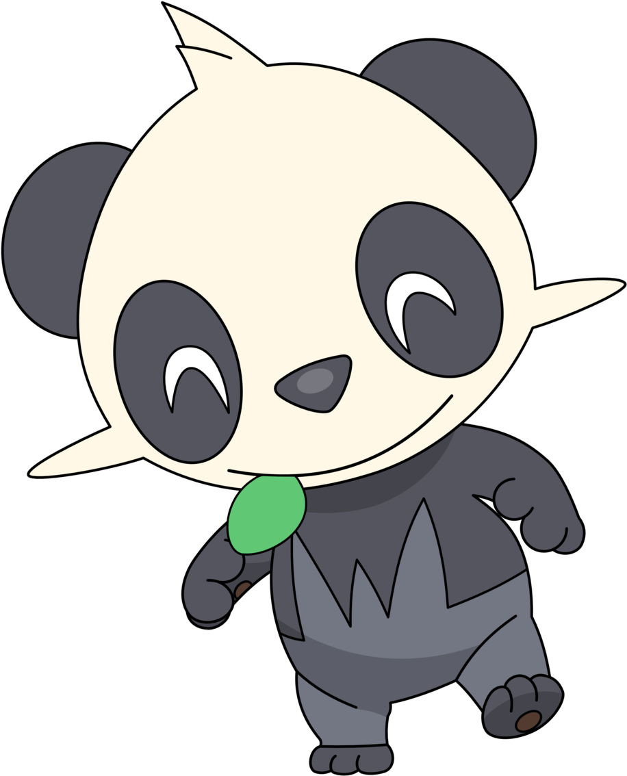 Pancham Pokemon PNG Isolated File