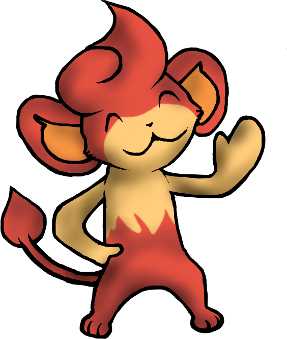 Pansear Pokemon PNG HD Isolated