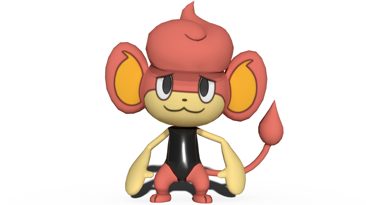 Pansear Pokemon PNG Isolated Pic