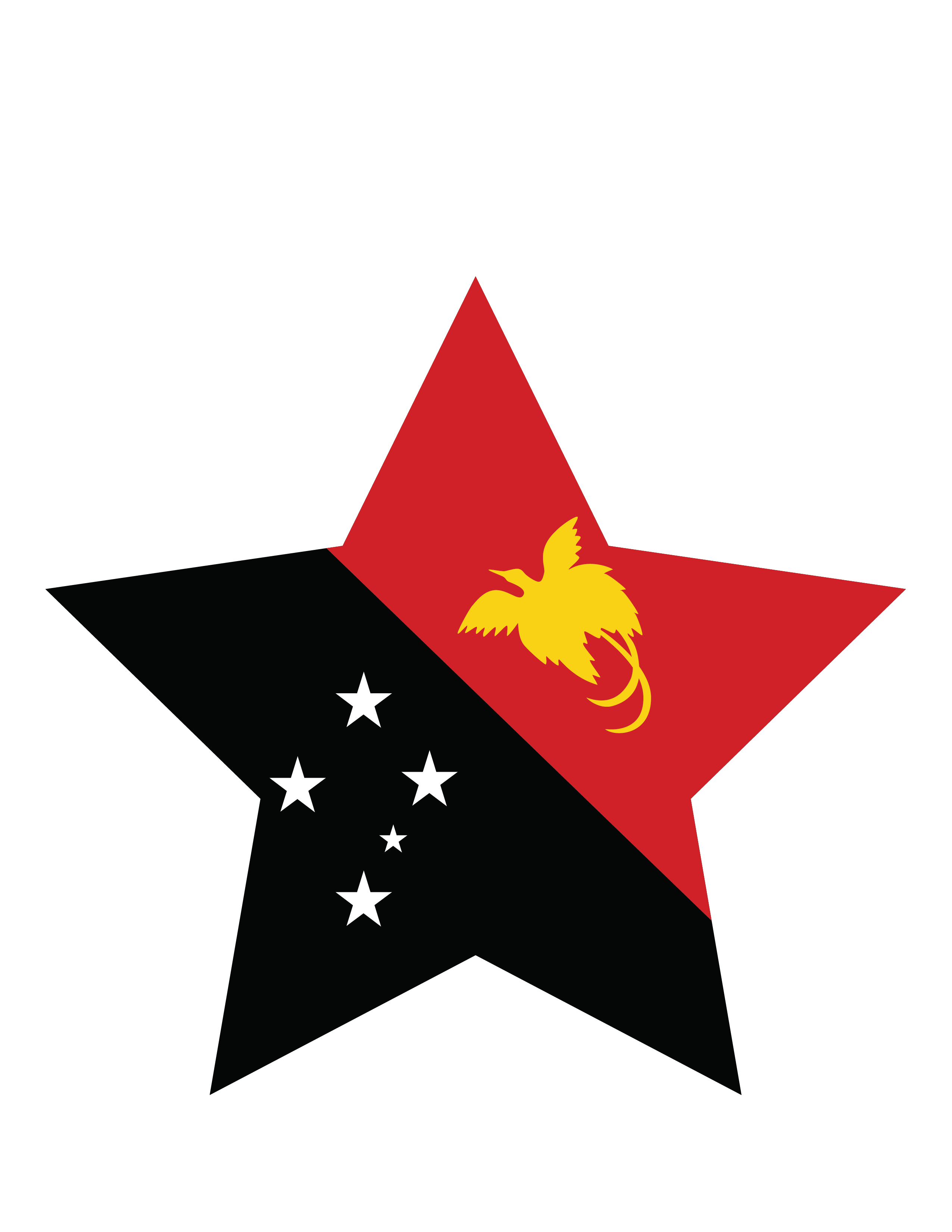 Papua New Guinea Flag PNG Transparent