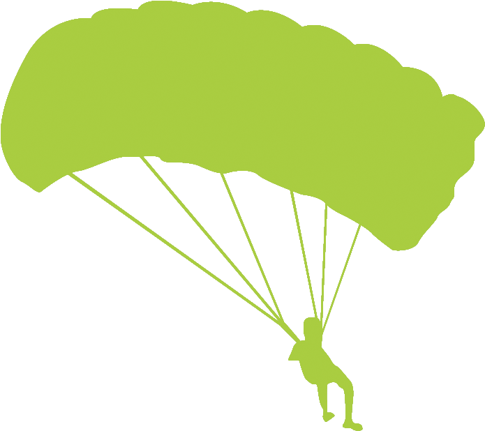Parachuting PNG Image