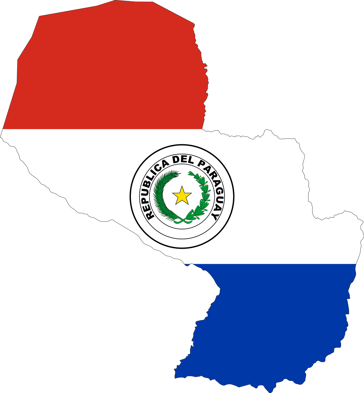 Paraguay Flag PNG Clipart