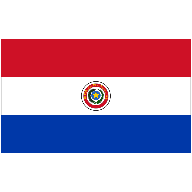 Paraguay Flag Transparent PNG