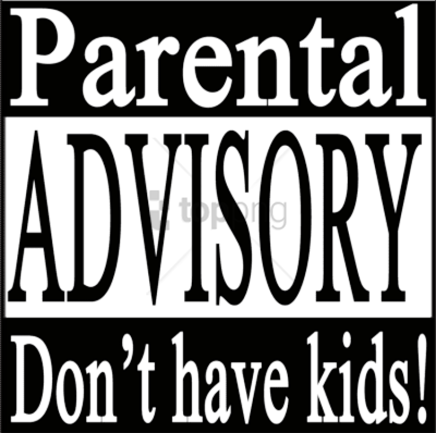 Parental Advisory PNG Transparent