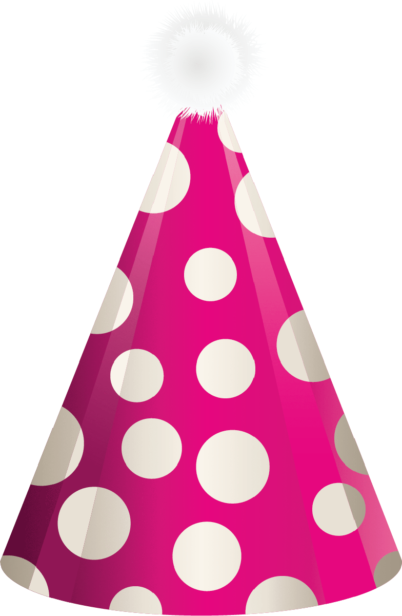 Party Birthday Hat Background Isolated PNG