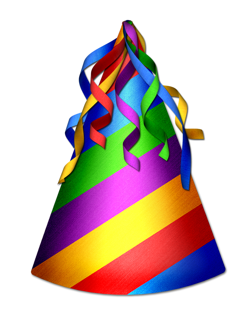 Party Birthday Hat PNG Isolated File