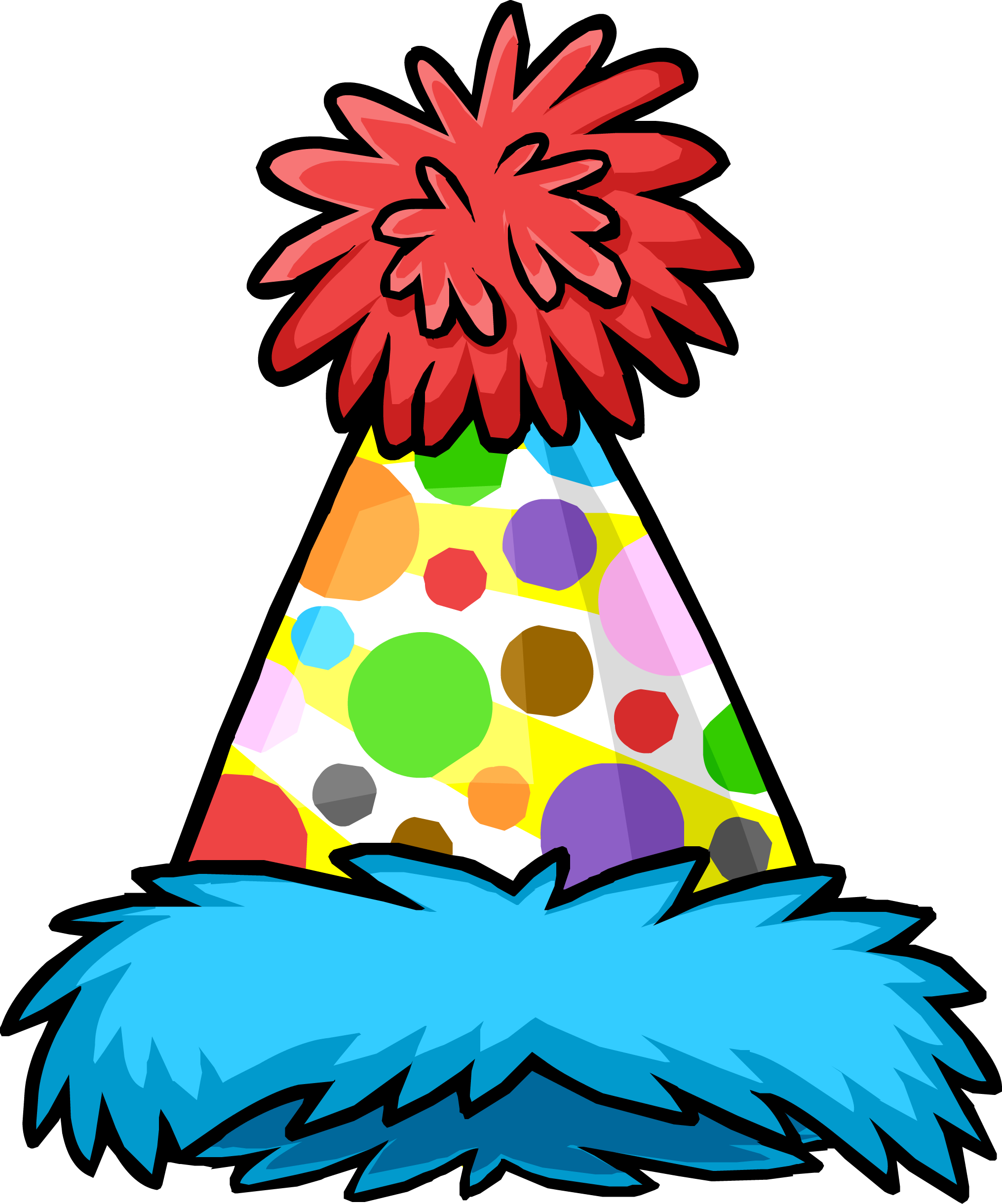 Party Birthday Hat PNG Isolated Image