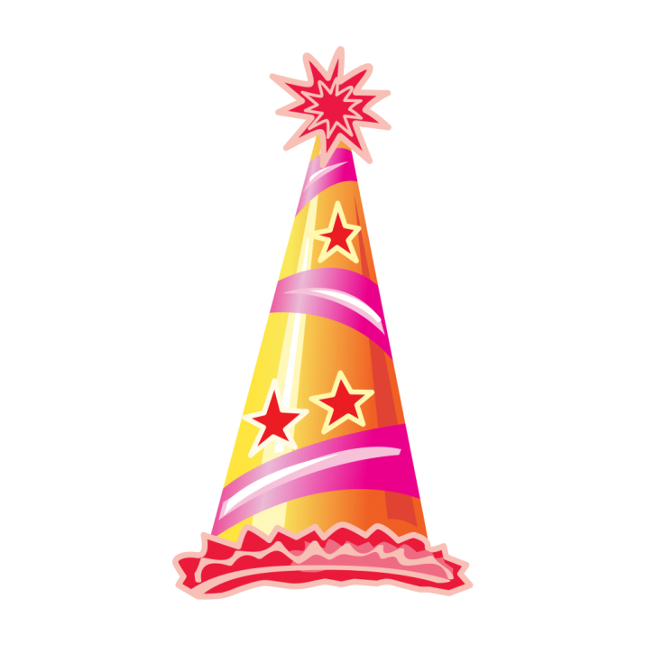 Party Birthday Hat PNG Transparent