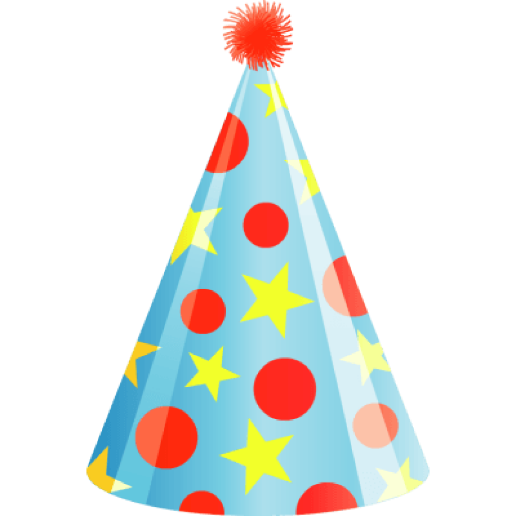 Party Birthday Hat Transparent Isolated Background