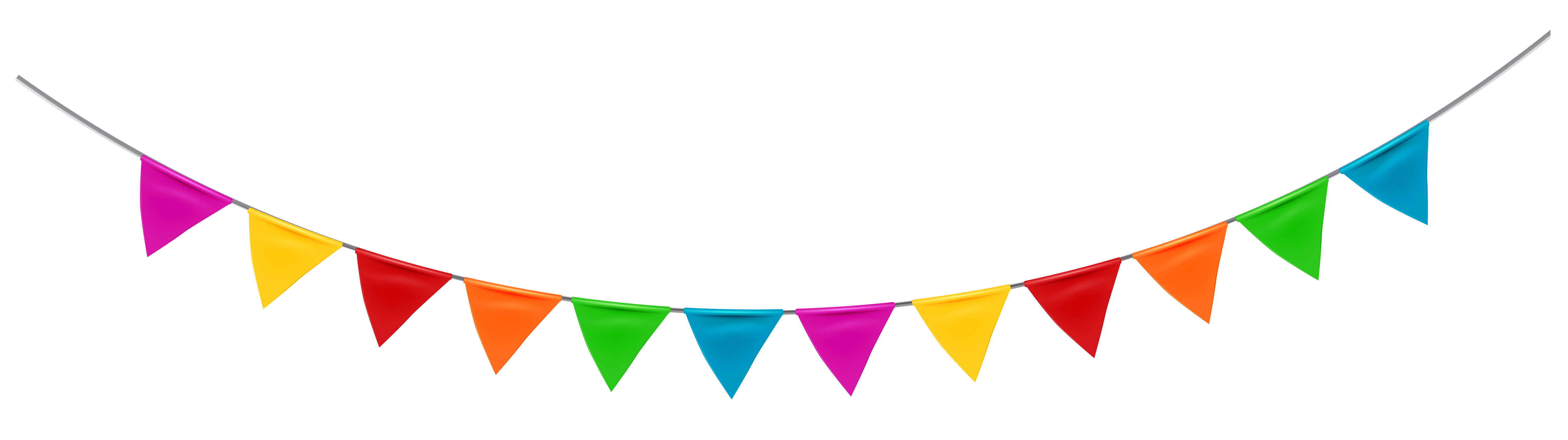 Party Flags Download PNG Image