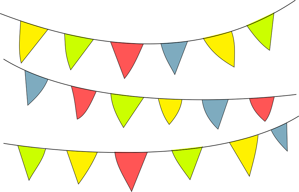 Party Flags PNG File