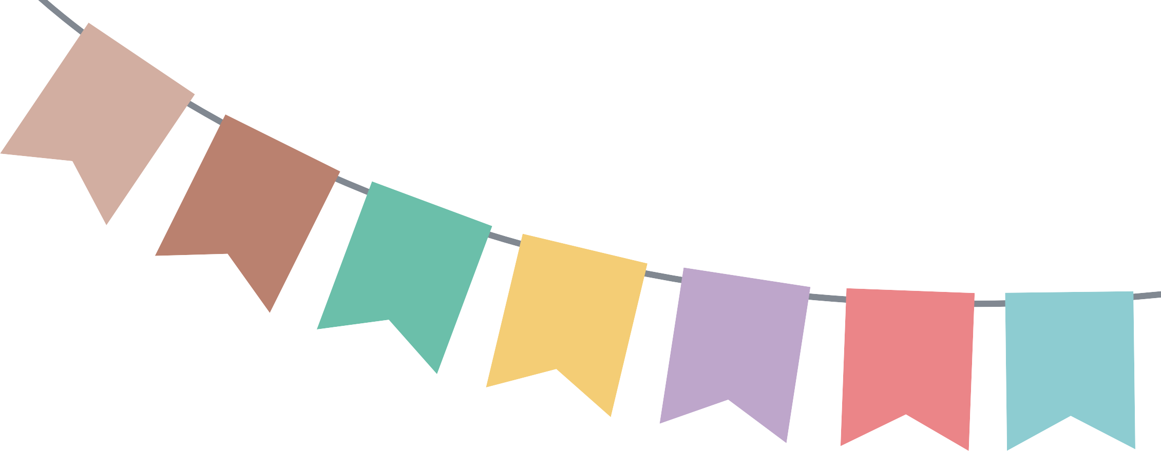 Party Flags PNG Image