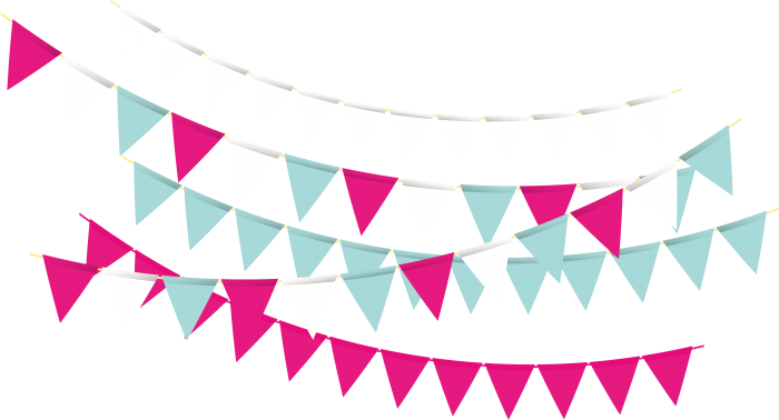 Party Flags PNG Transparent HD Photo