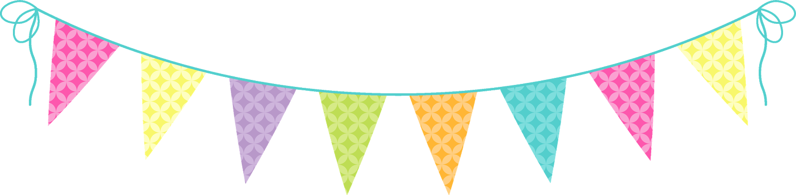 Party Flags PNG Transparent Picture