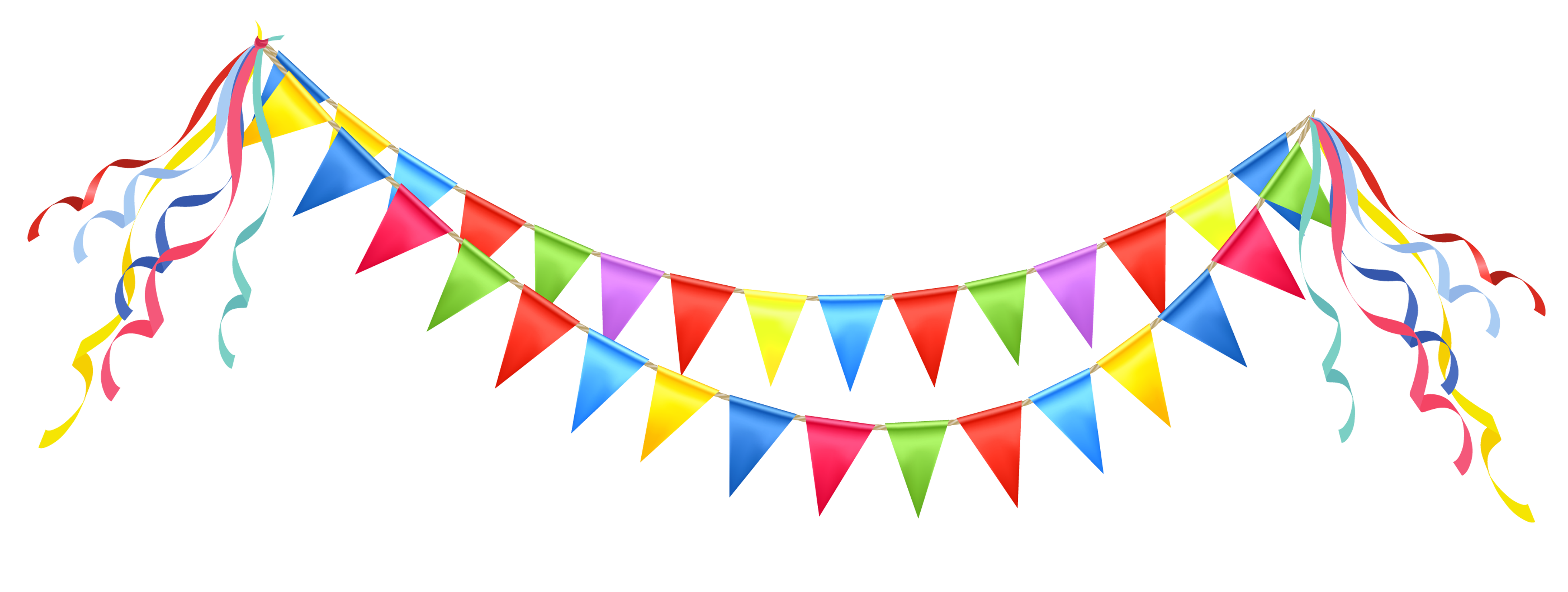 Party Flags PNG Transparent