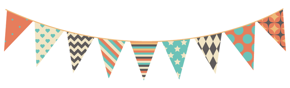 Party Flags Transparent Isolated Images PNG
